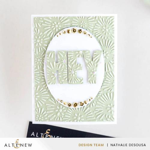 Altenew Batik Blooms 3D Embossing Folder