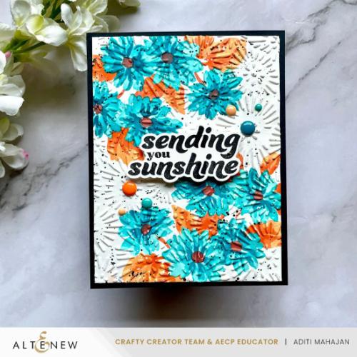 Altenew Batik Blooms 3D Embossing Folder
