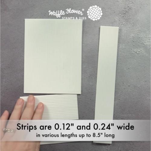 Waffle Flower Crafts Foam Strips - 1/16" thick