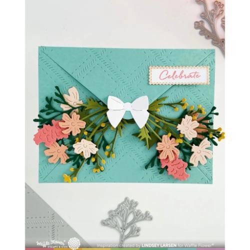 Waffle Flower Crafts Postage Collage Gifts Die