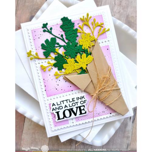 Waffle Flower Crafts Dry Flowers Die