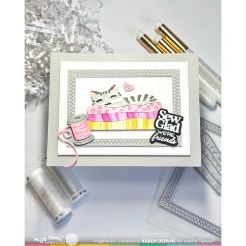 Waffle Flower Crafts Quilted Frames Die