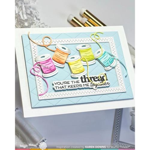 Waffle Flower Crafts Quilted Frames Die