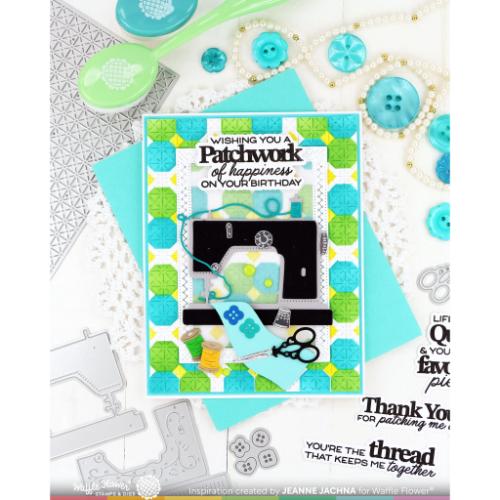 Waffle Flower Crafts Quilted Frames Die