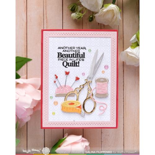 Waffle Flower Crafts Quilted Frames Die