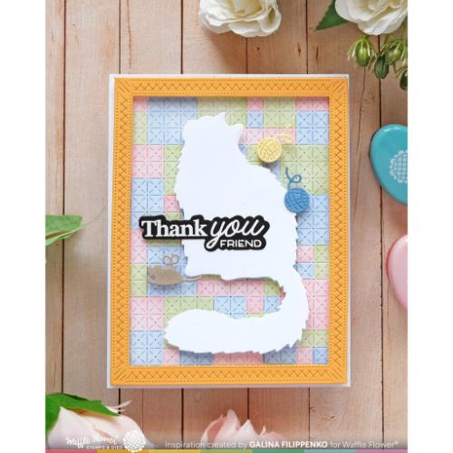 Waffle Flower Crafts Cat Silhouette Die