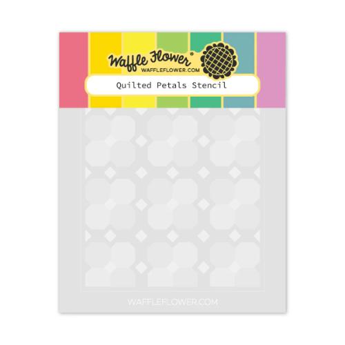 Waffle Flower Crafts Quilted Petals Stencil