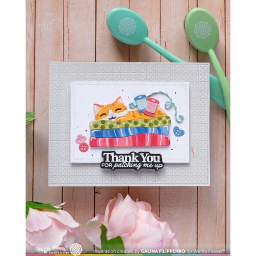 Waffle Flower Crafts Fabric Lover Die-n-stencil