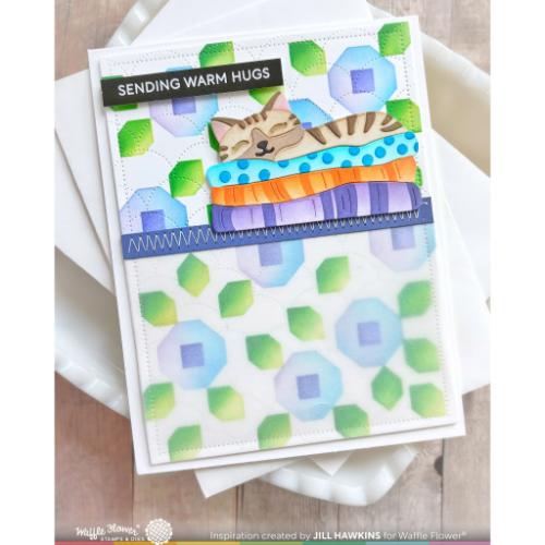 Waffle Flower Crafts Fabric Lover Die-n-stencil