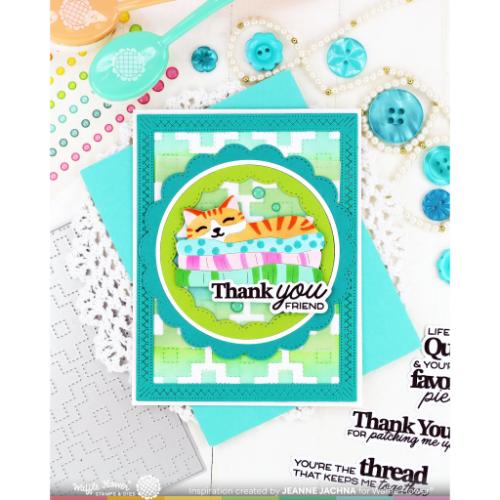 Waffle Flower Crafts Fabric Lover Die-n-stencil