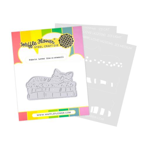 Waffle Flower Crafts Fabric Lover Die-n-stencil