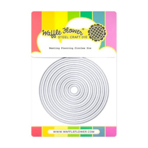 Waffle Flower Crafts Nesting Piercing Circles Die