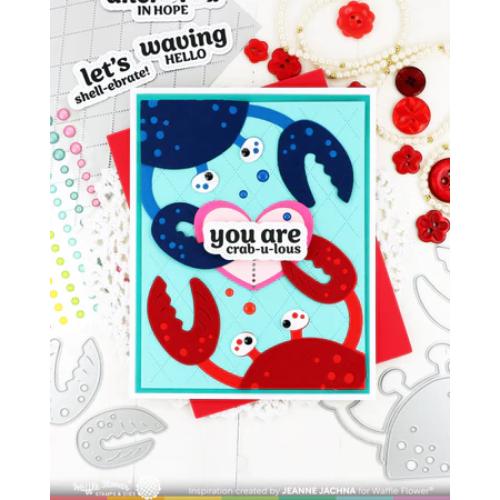 Waffle Flower Crafts Inquisitive Crab Die