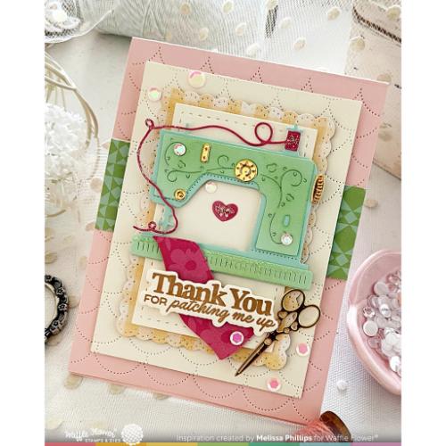 Waffle Flower Crafts Quilted Hug Sentiments Combo