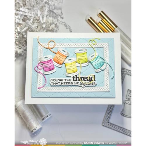 Waffle Flower Crafts Quilted Hug Sentiments Combo