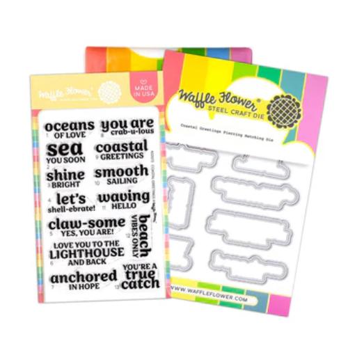 Waffle Flower Crafts Coastal Greetings Combo