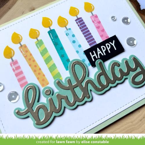 Lawn fawn LF3814 - Lawn Cuts - Scripty Birthday Outline
Add-On Die