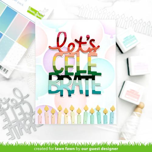 Lawn fawn LF3806 - Lawn Cuts - Candle Border Dies