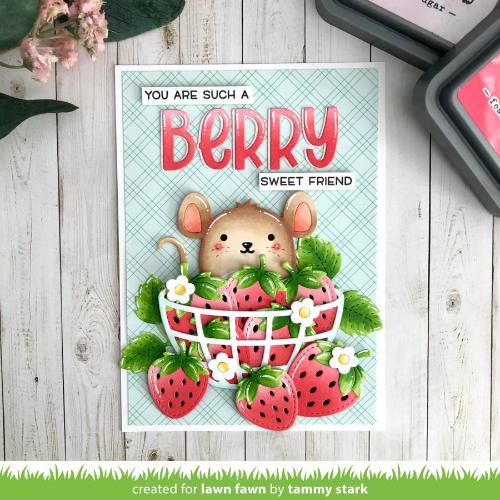 Lawn fawn LF3809 - Lawn Cuts - Tiny Gift Box Mouse Add-On Dies