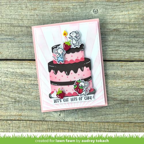 Lawn fawn LF3799 - Lawn Cuts - Build-A-Cake Dies