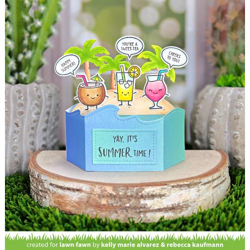 Lawn fawn LF3802 - Lawn Cuts - Platform Pop-Up Palm Tree Inserts Dies