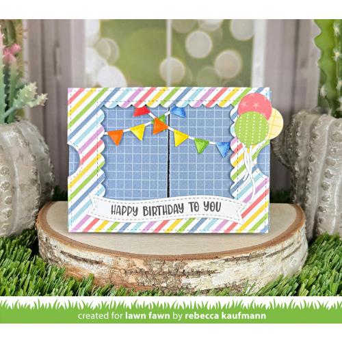 Lawn Fawn LF3729 - Lawn Cuts - Ta-Da! Diorama!
Scalloped Window Add-On Dies