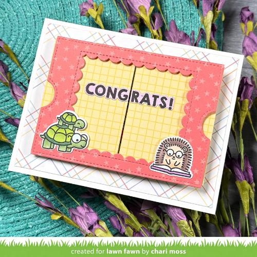 Lawn Fawn LF3729 - Lawn Cuts - Ta-Da! Diorama!
Scalloped Window Add-On Dies
