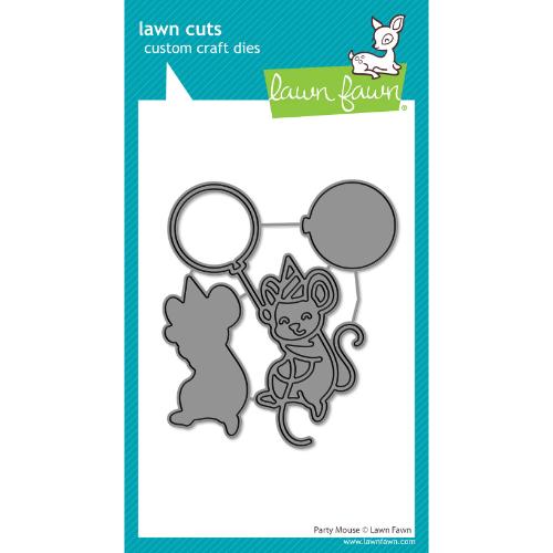 Lawn Fawn LF3732 - Lawn Cuts - Party Mouse Dies
