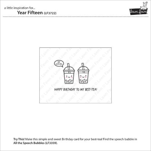 Lawn Fawn LF3722 - Stamps - Year Fifteen