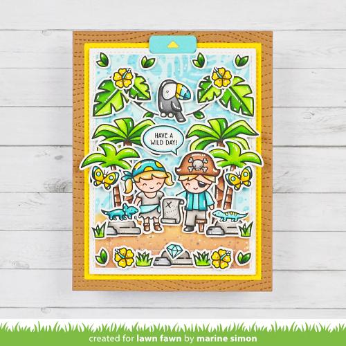 Lawn Fawn LF3725 - Lawn Cuts - Pull 'n Slide Surprise Dies