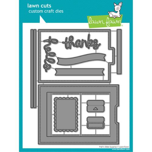 Lawn Fawn LF3725 - Lawn Cuts - Pull 'n Slide Surprise Dies