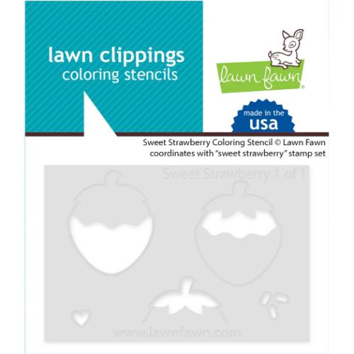 Lawn Fawn LF3604 - Lawn Clippings - Sweet Strawberry
Coloring Stencil