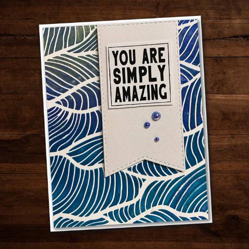 Paper Rose Studio Banner 1 Metal Cutting Die 16868