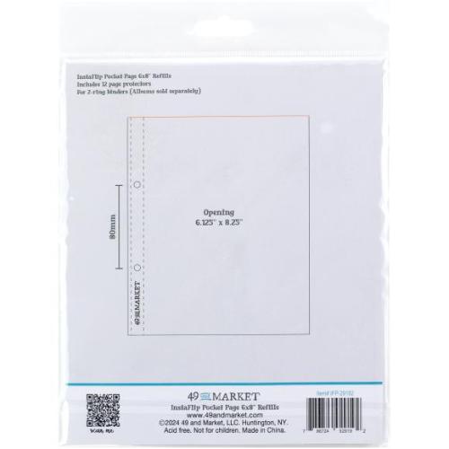 49 And Market InstaFlip Pocket Page 6"X8" Refills