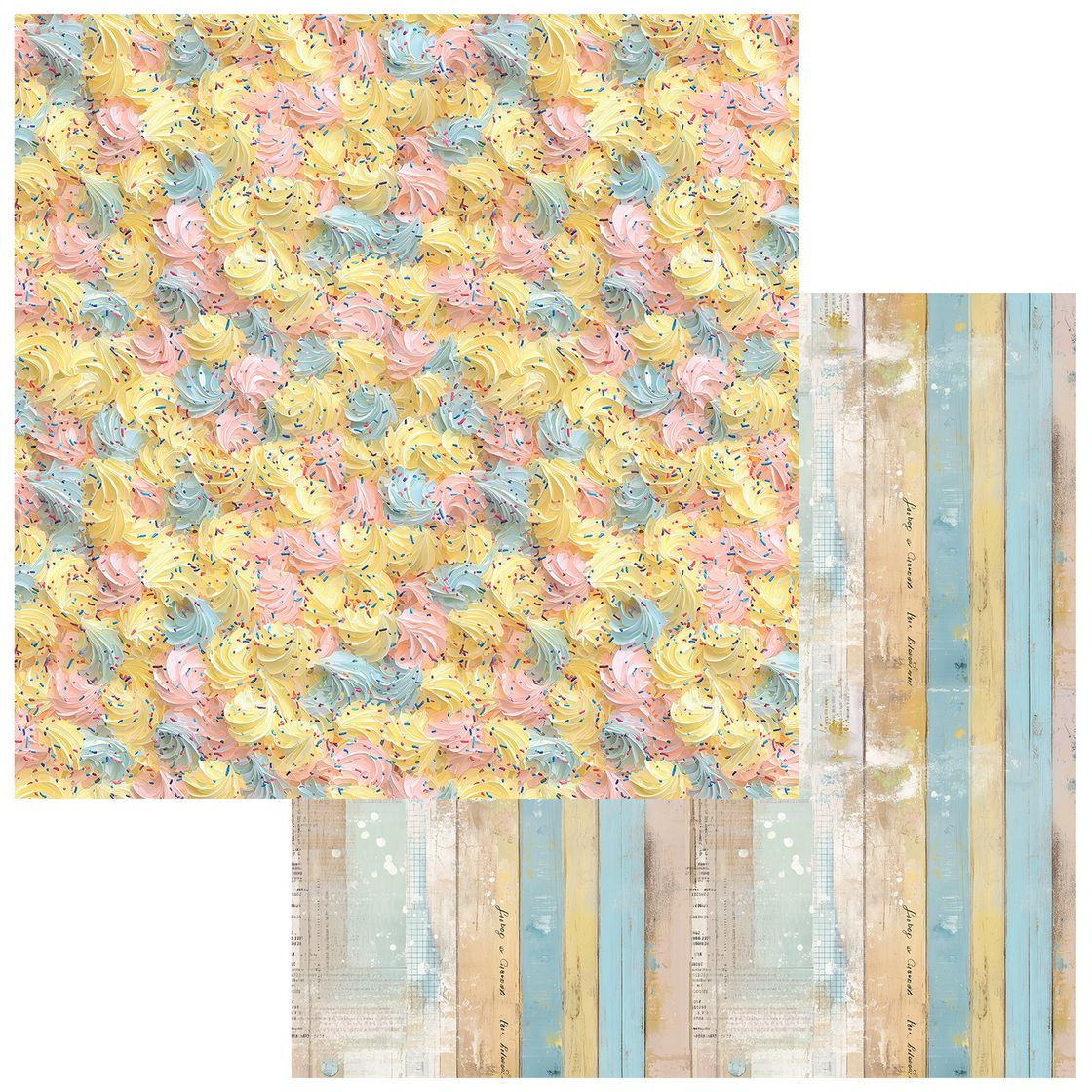 49 and Market Glimmer and Glee Cardstock 12"X12" Toast