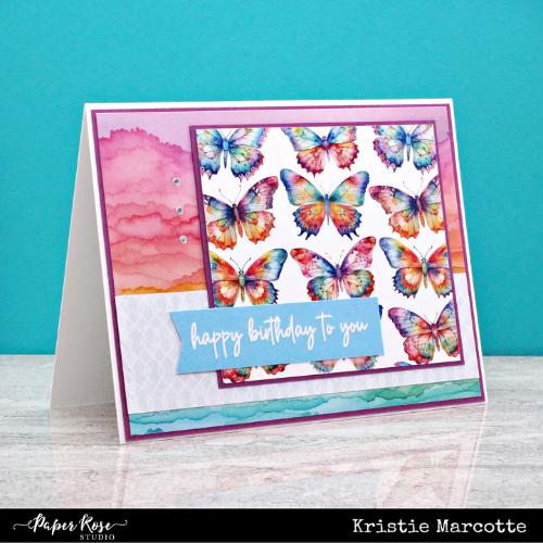 Paper Rose Studio Banner 1 Large Metal Cutting Die 17580