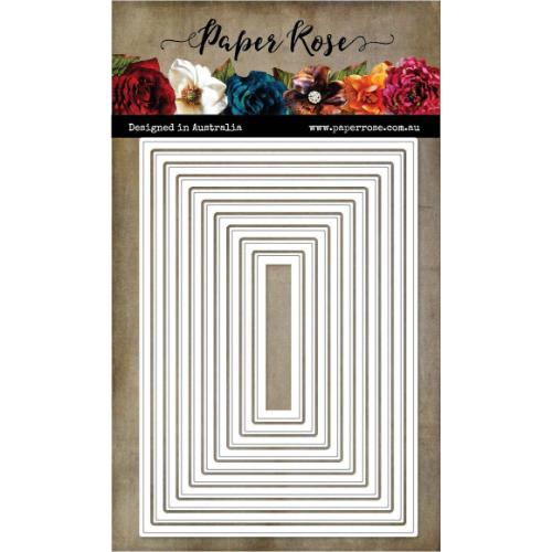 Paper Rose Studio Nesting Rectangles - Australian Metal Cutting Die 17850