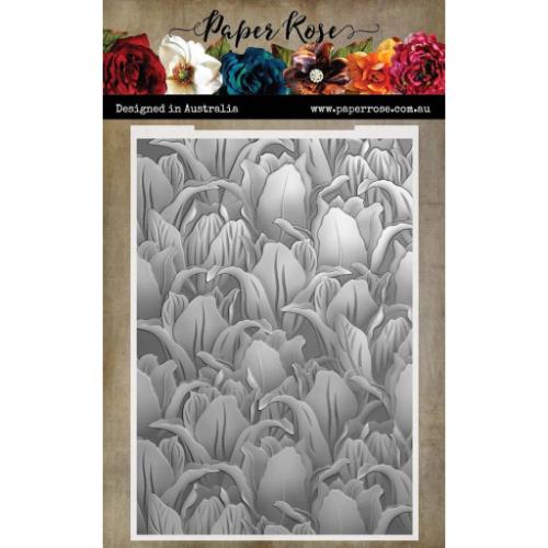 Paper Rose Studio Tulips 3D Embossing Folder 20375
