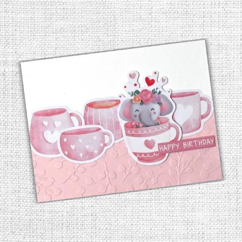 Paper Rose Studio Baby Blue Embossing Folder 20384