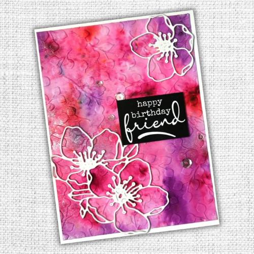 Paper Rose Studio Baby Blue Embossing Folder 20384