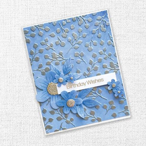 Paper Rose Studio Baby Blue Embossing Folder 20384