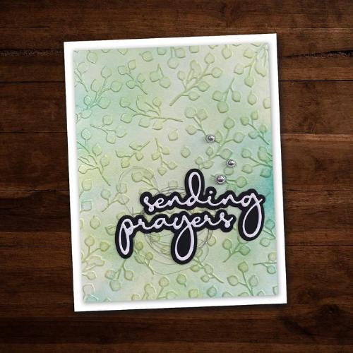 Paper Rose Studio Baby Blue Embossing Folder 20384
