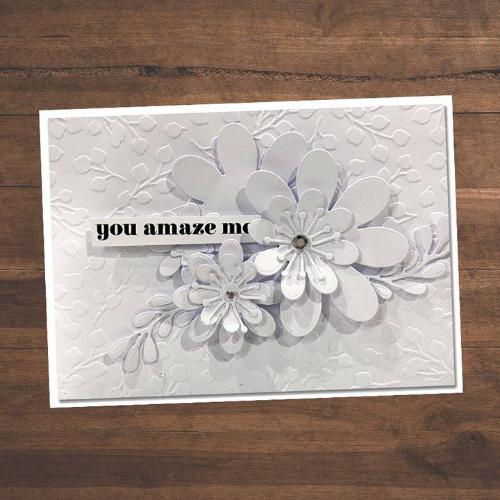 Paper Rose Studio Baby Blue Embossing Folder 20384