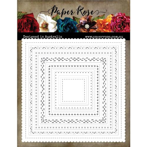 Paper Rose Studio Lots & Lots of Squares 2.0 Metal Cutting Die 29742