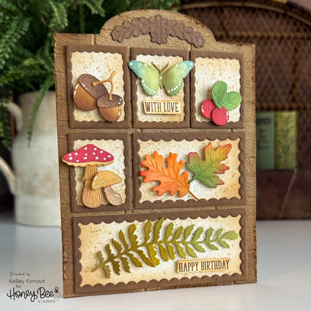 Honey Bee Stamps Little Labels - 4x4 Photopolymer Stamp Set & Dies Bundle