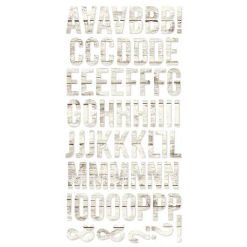 Simple Stories Color Vibe Foam Alpha Stickers Woods Aspen (129pcs) (13489)