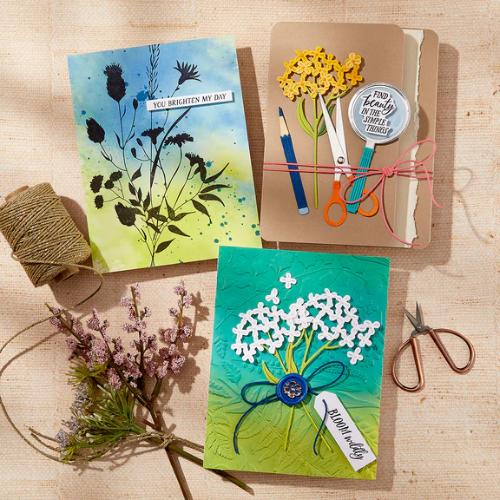Spellbinders Field Notes Sentiments Clear Stamp Set from the Field Notes Collection