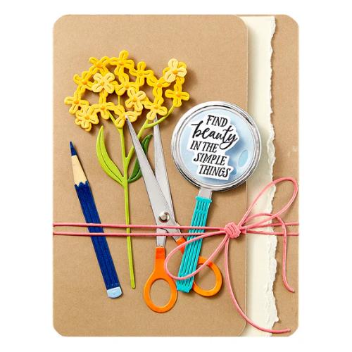 Spellbinders Field Notes Sentiments Clear Stamp Set from the Field Notes Collection