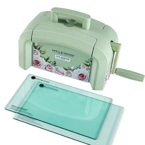 Spellbinders Lisa Horton Crafts Special Edition Sage Green Platinum SIX Die Cutting & Embossing Machine