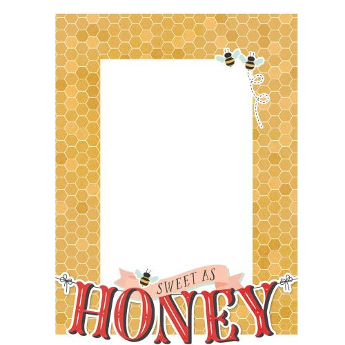Simple Stories Say Cheese Classic Pooh Chipboard Frames (23927)
